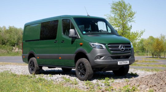 Modded Mercedes-Benz Sprinter Off-Road Ready