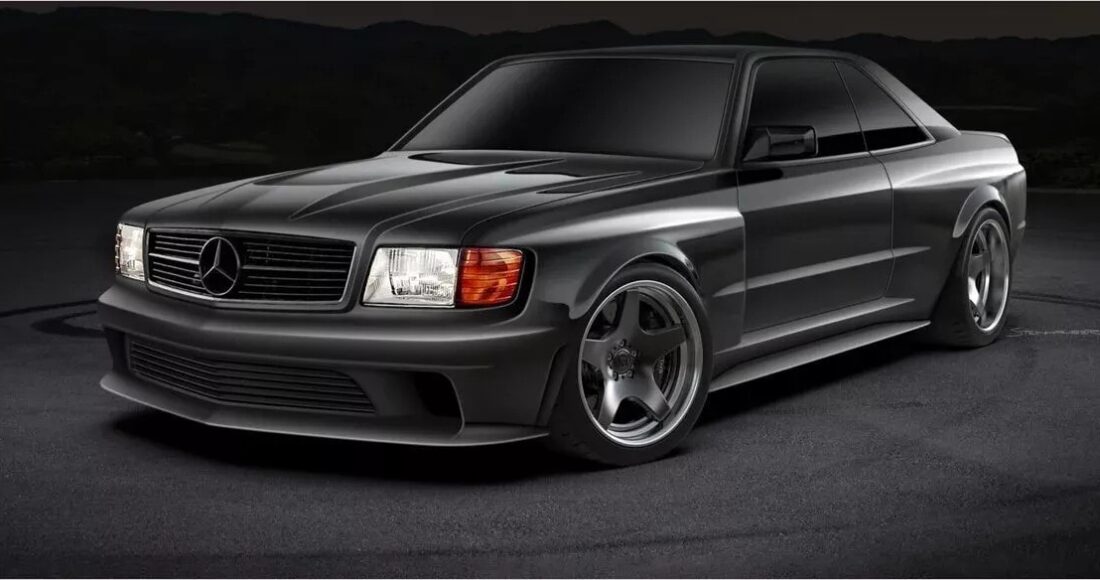 renntech goes for the king of restomods with mercedes sec v12 widebody aka sledgehammer 2