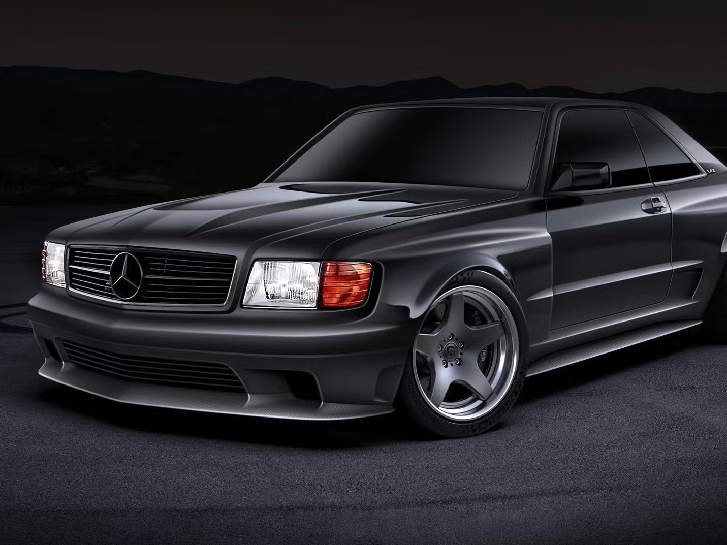 Mercedes Benz C126 SEC Sledgehammer by RENNTech (1)